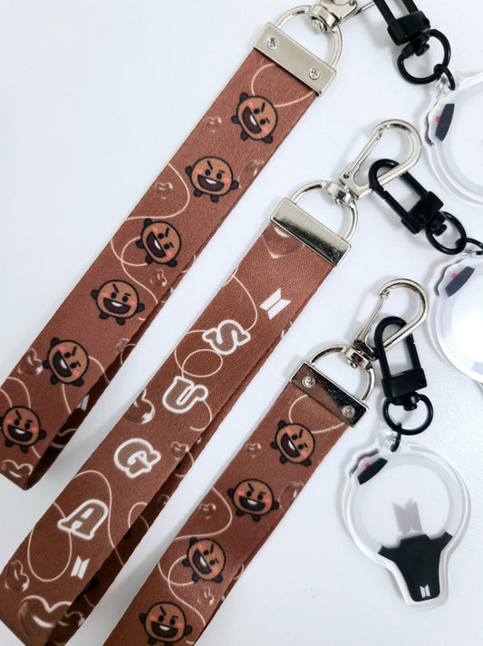 Suga and Shooky Keychain Strap