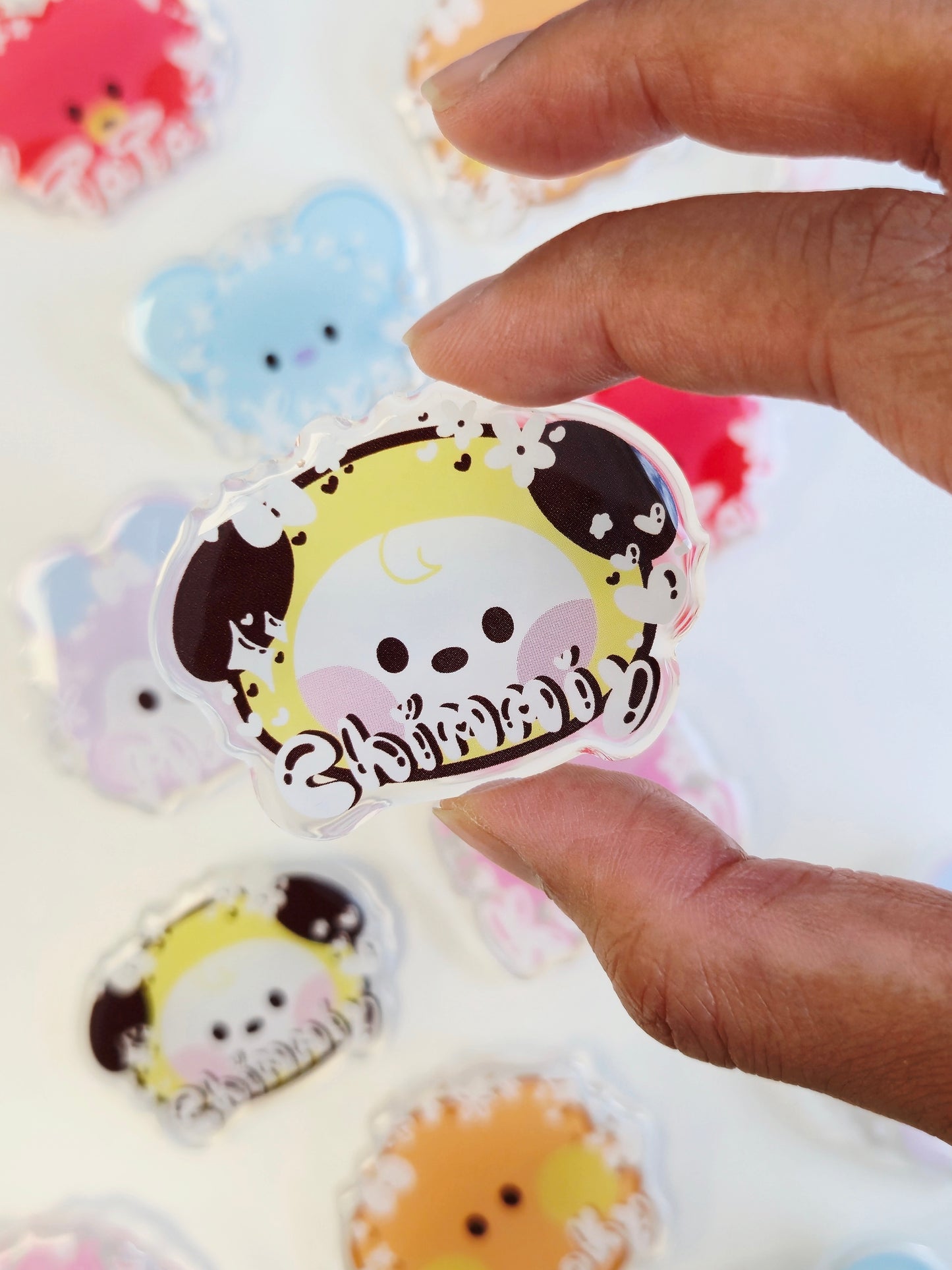 BT21 Jelly Acrylic Pin Badge