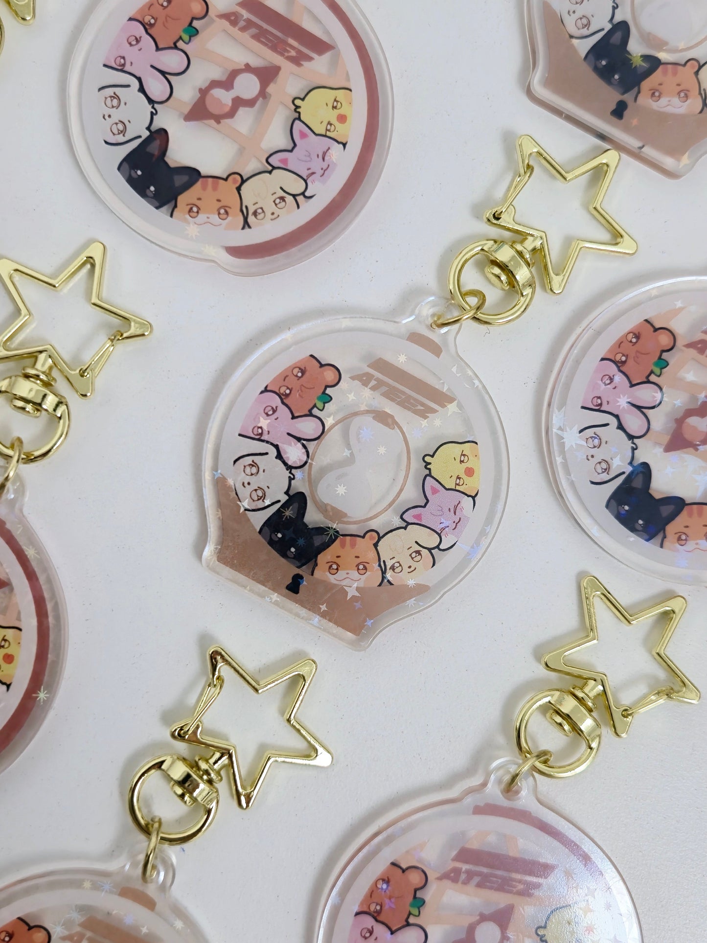 ATEEZ Lightstick Keychain