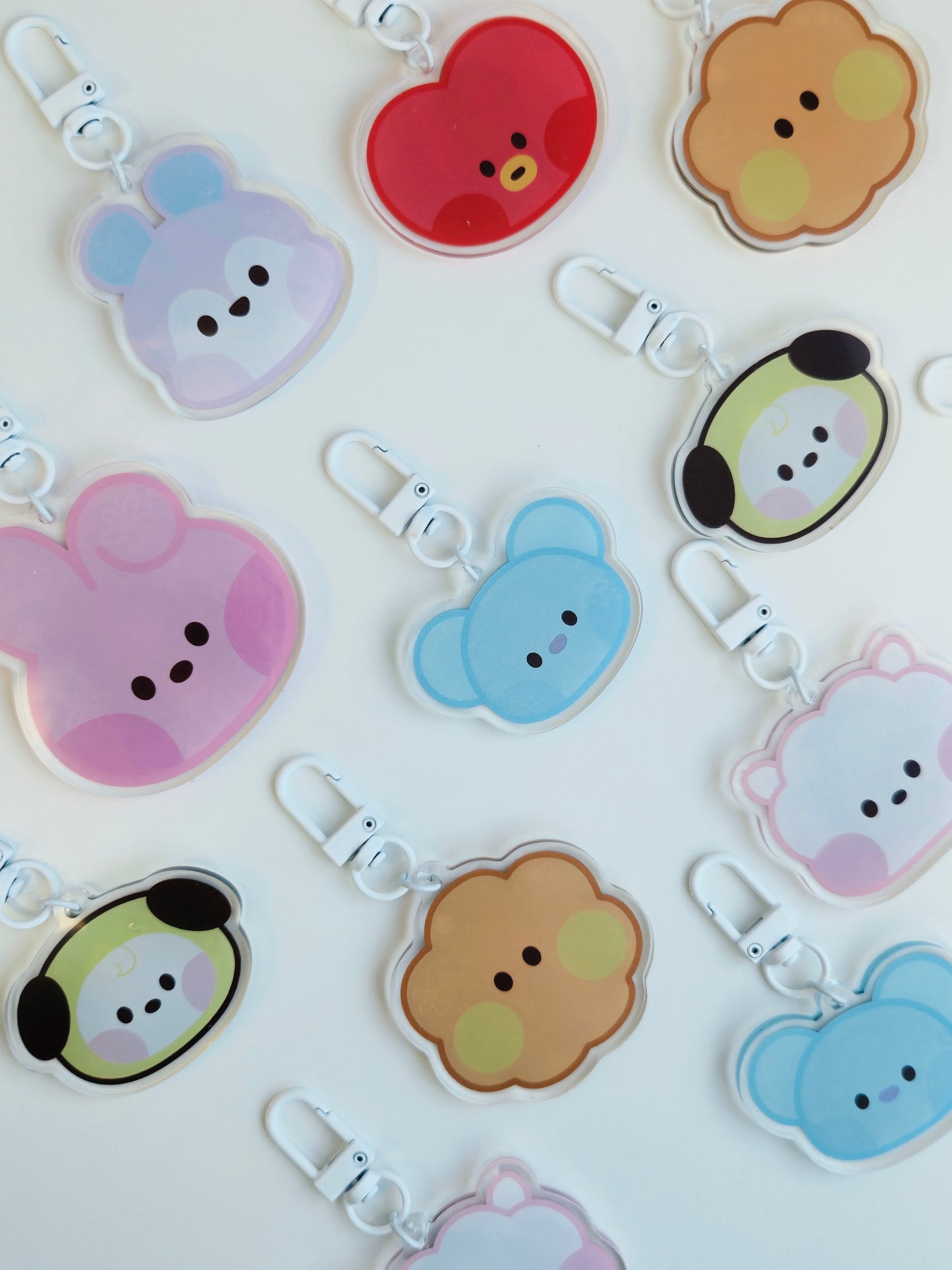 BTS Selca Member Keychain