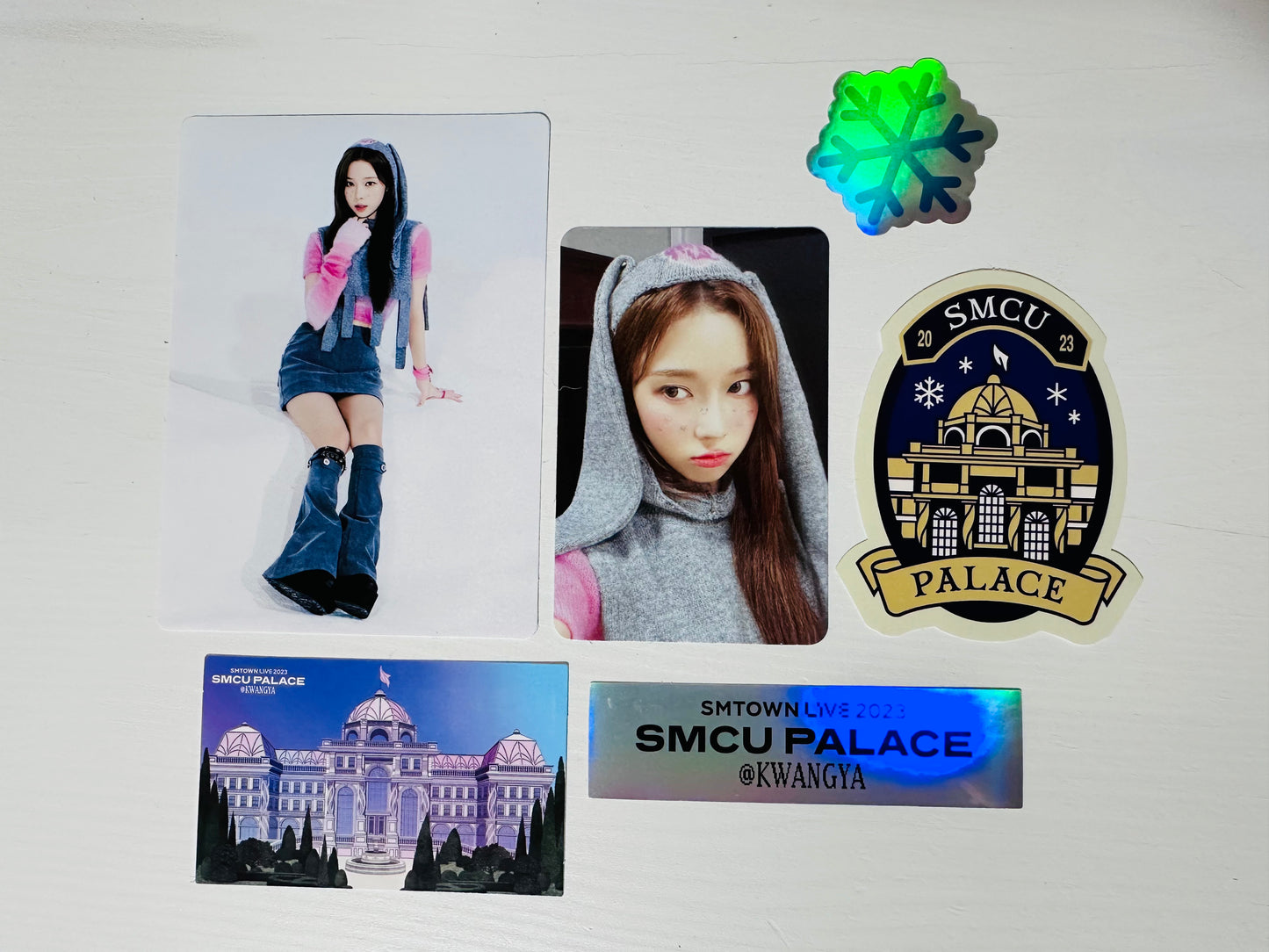 AESPA SMCU PALACE 2023 Photocard and Sticker