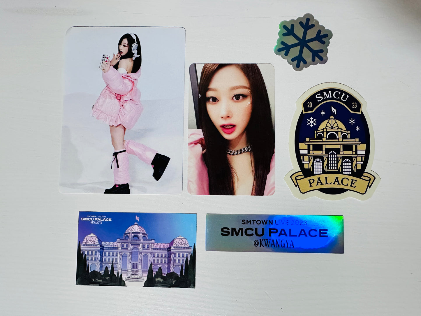 AESPA SMCU PALACE 2023 Photocard and Sticker