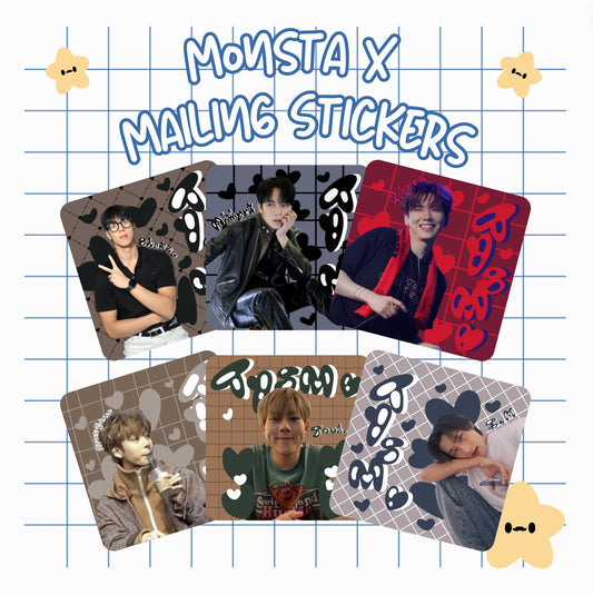 Monsta X Mailing Sticker