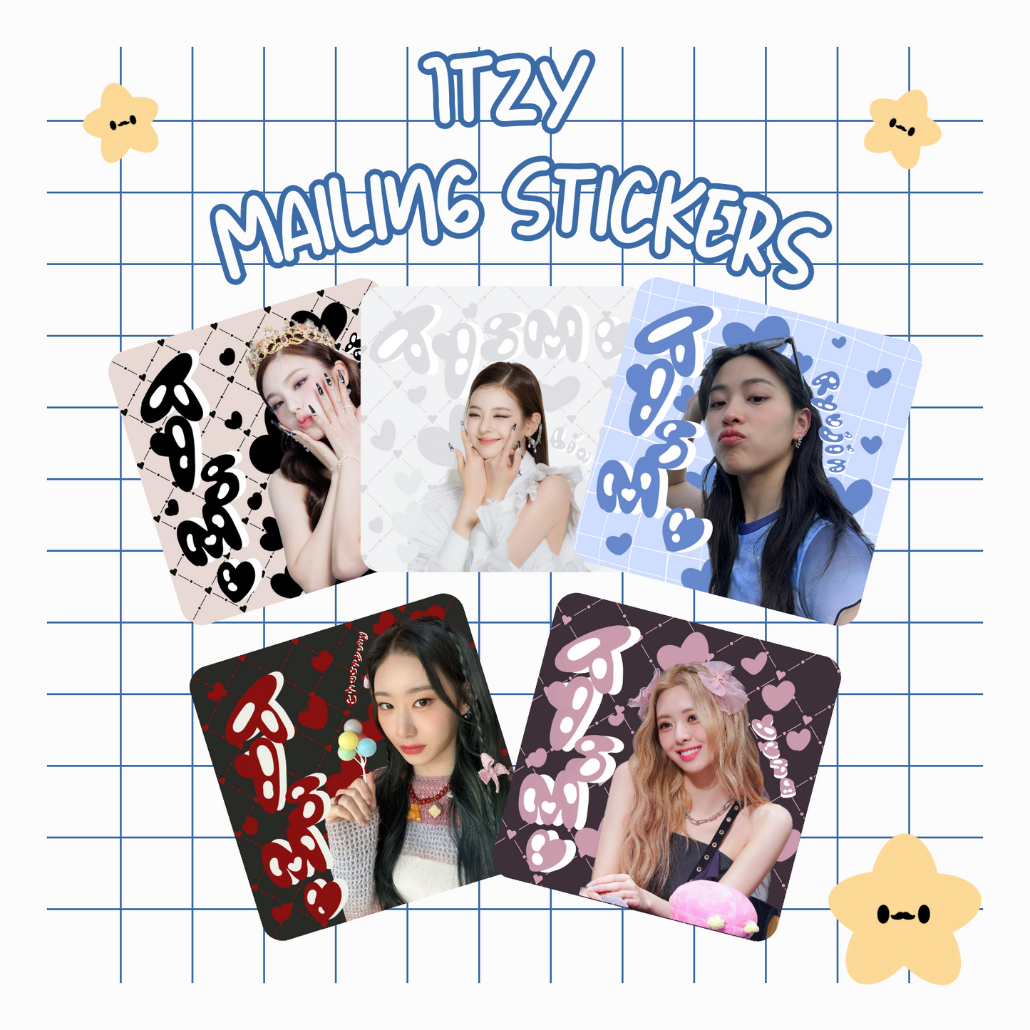 ITZY Mailing Stickers