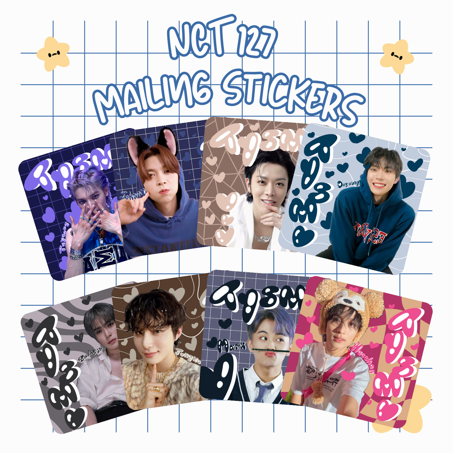 NCT 127 Mailing Stickers