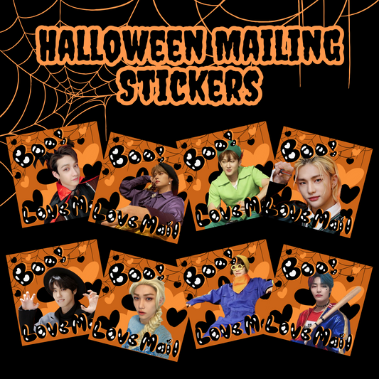 Stray Kids Halloween Mailing Stickers