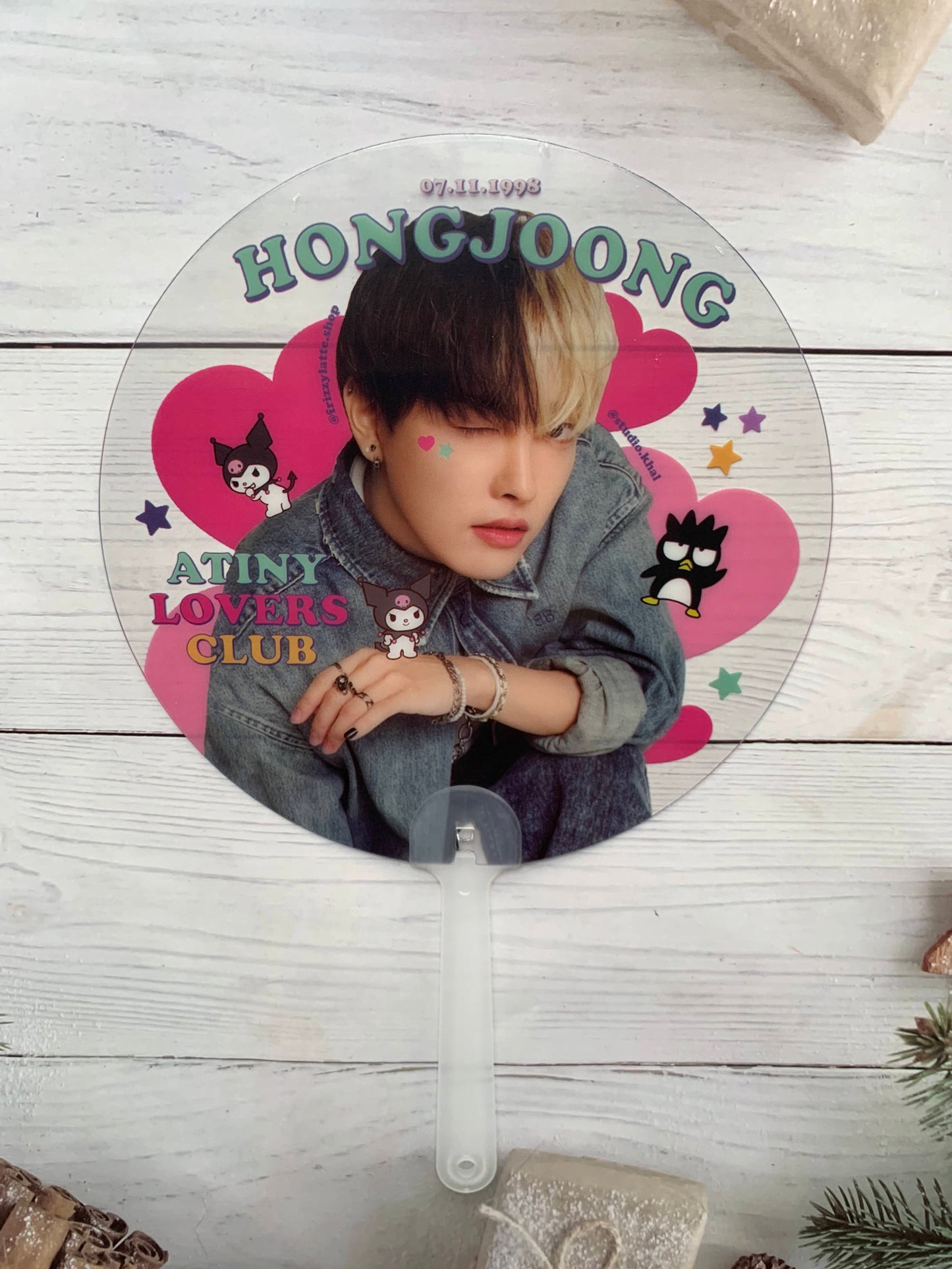 ATINY LOVERS CLUB Cupsleeve Hongjoong Picket Fan