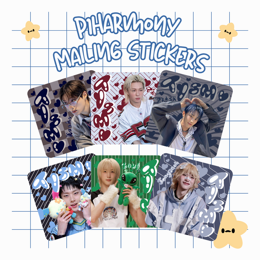 P1Harmony Mailing Stickers