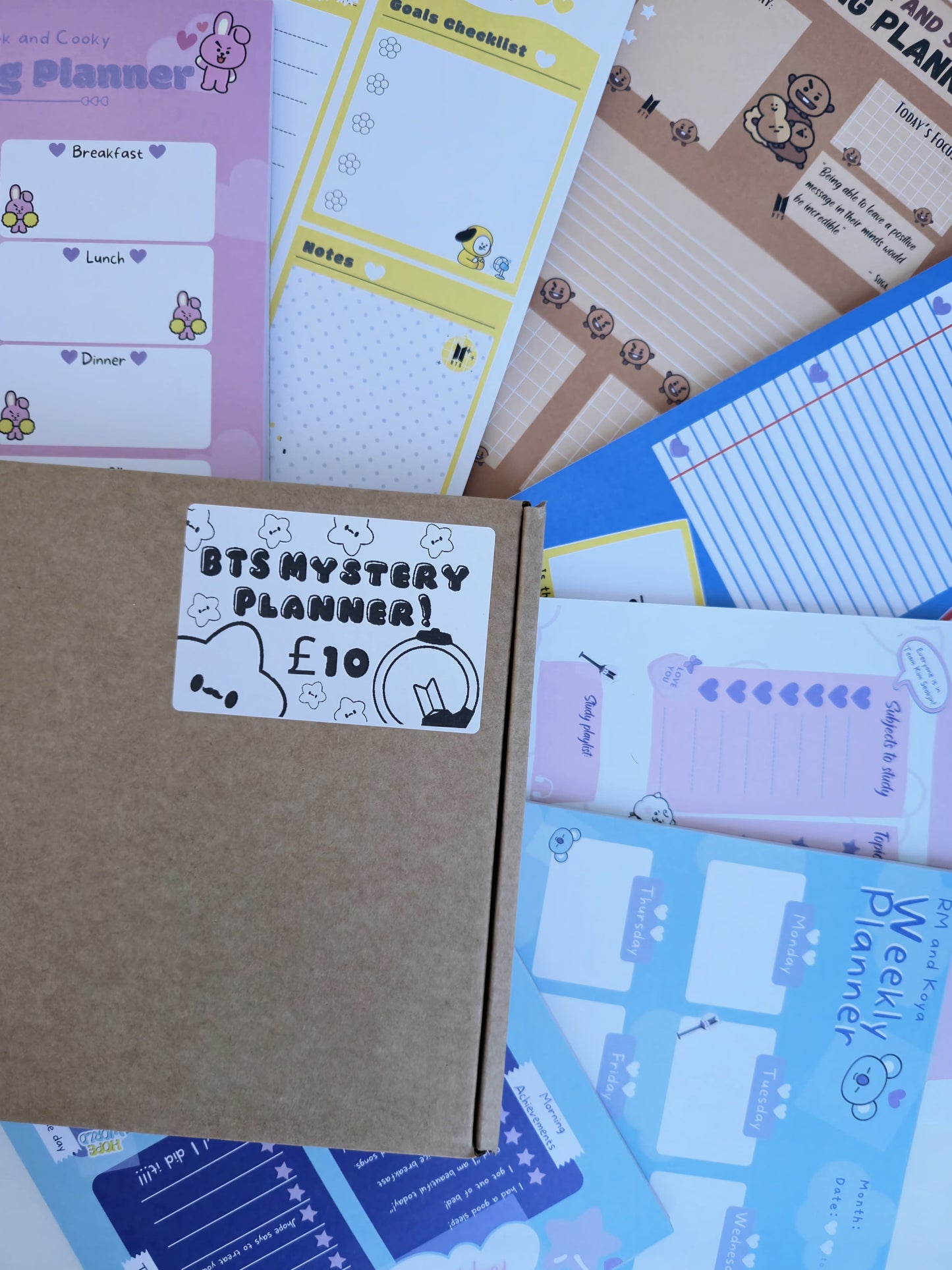 BTS BT21 Mystery Planner