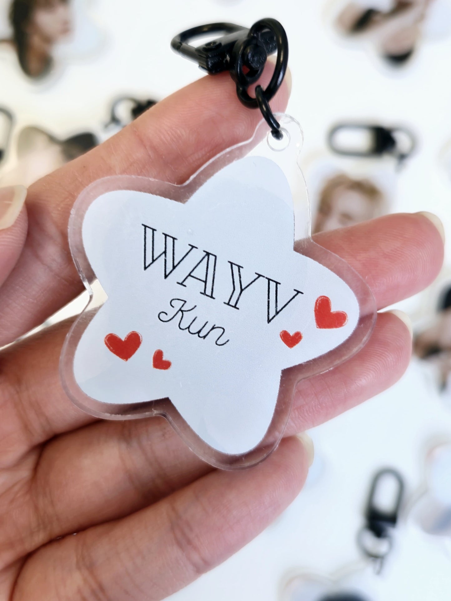 WayV Star Keychains