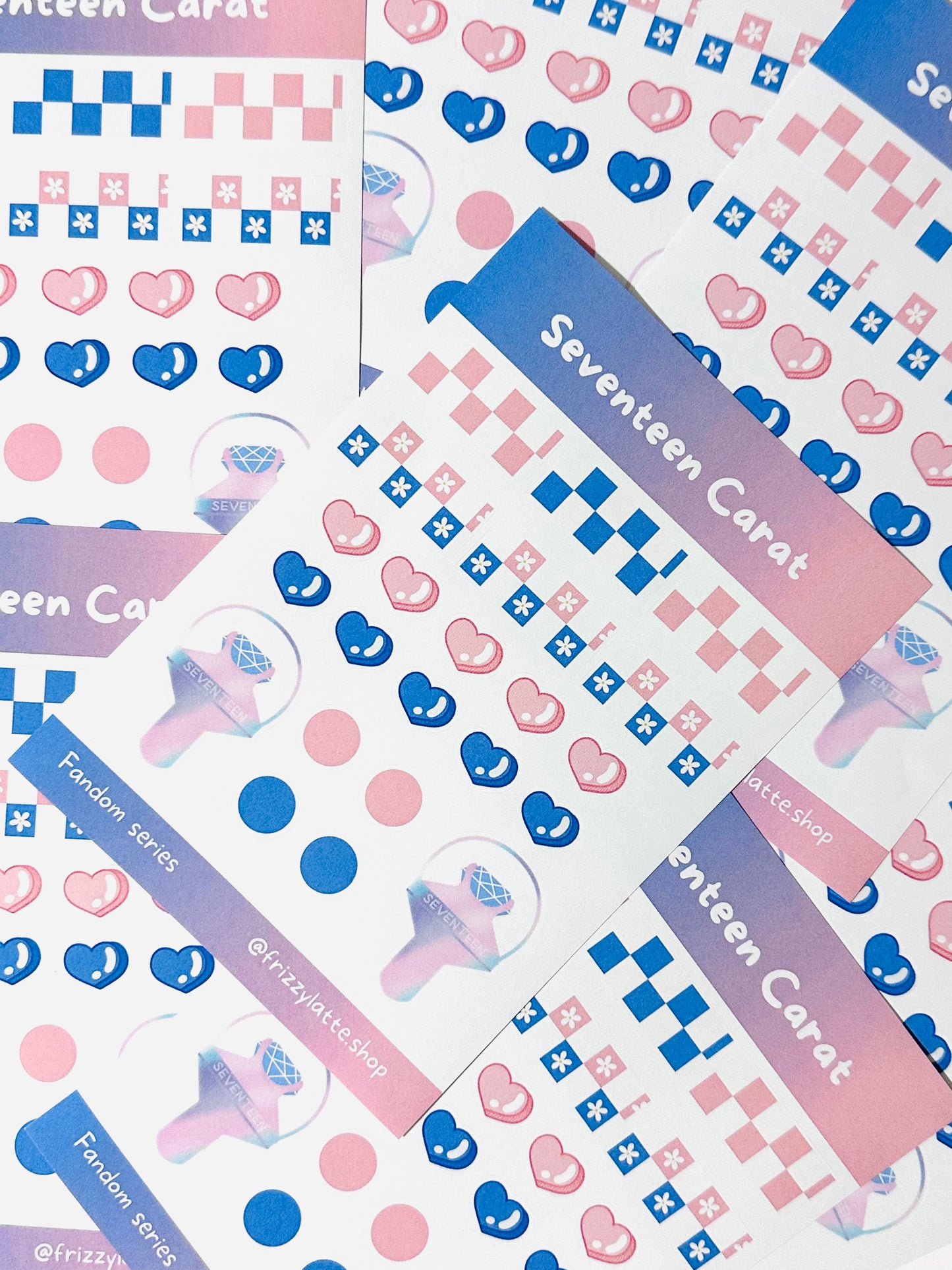 Seventeen Carat Themed Stickersheet