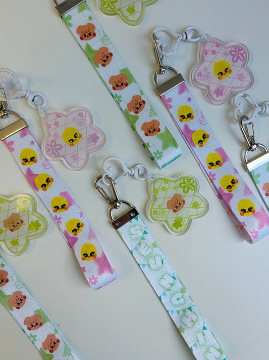 Stray Kids Member Keychain Strap