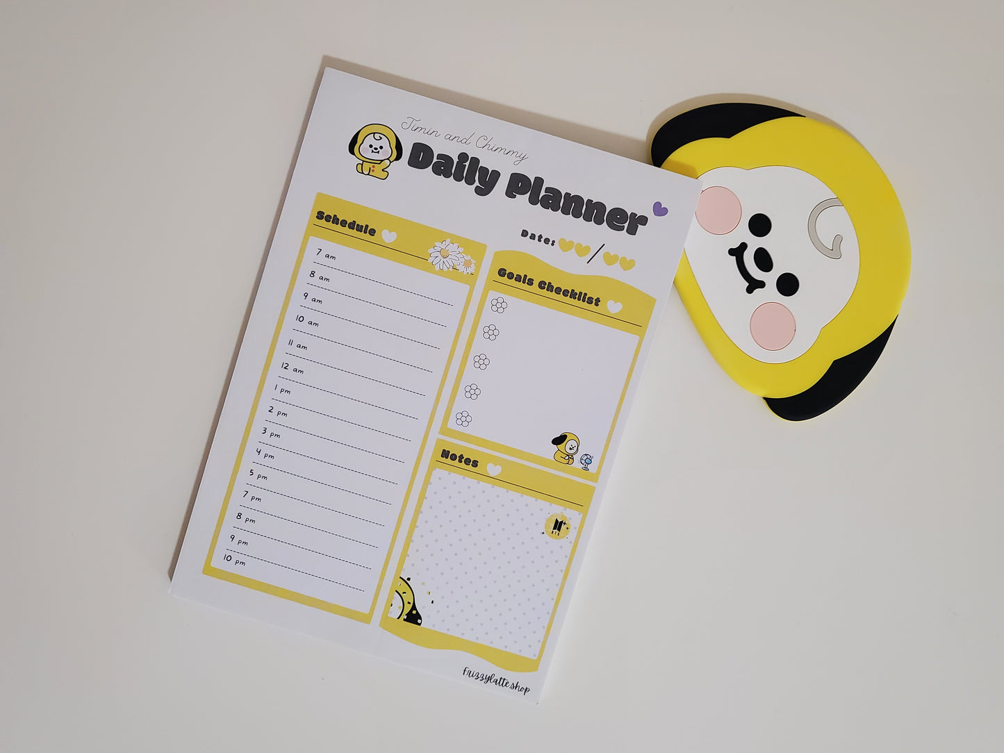 BTS Jimin and Chimmy Daily Planner