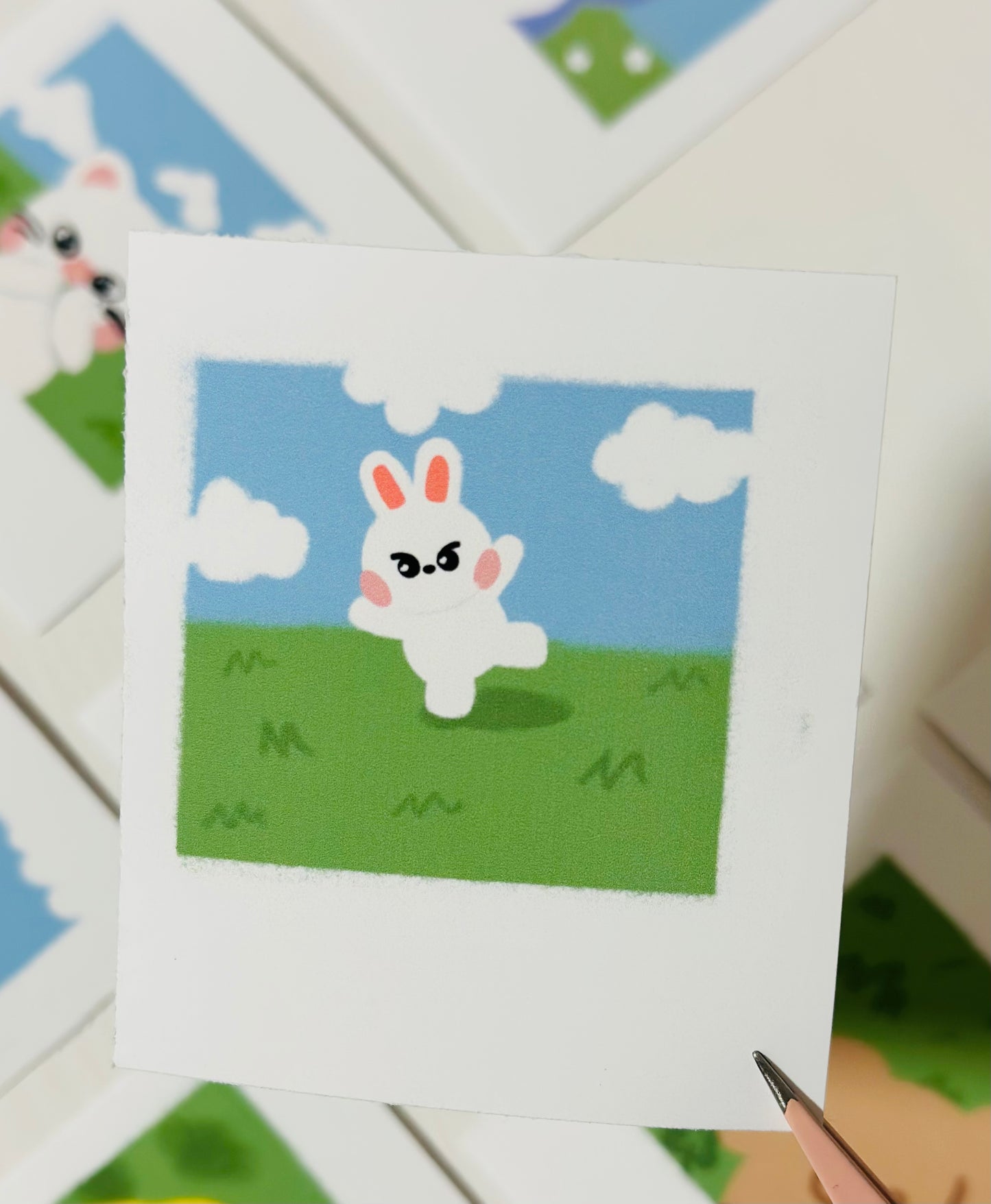 Babu Skzoo - Polaroid Sticker Set