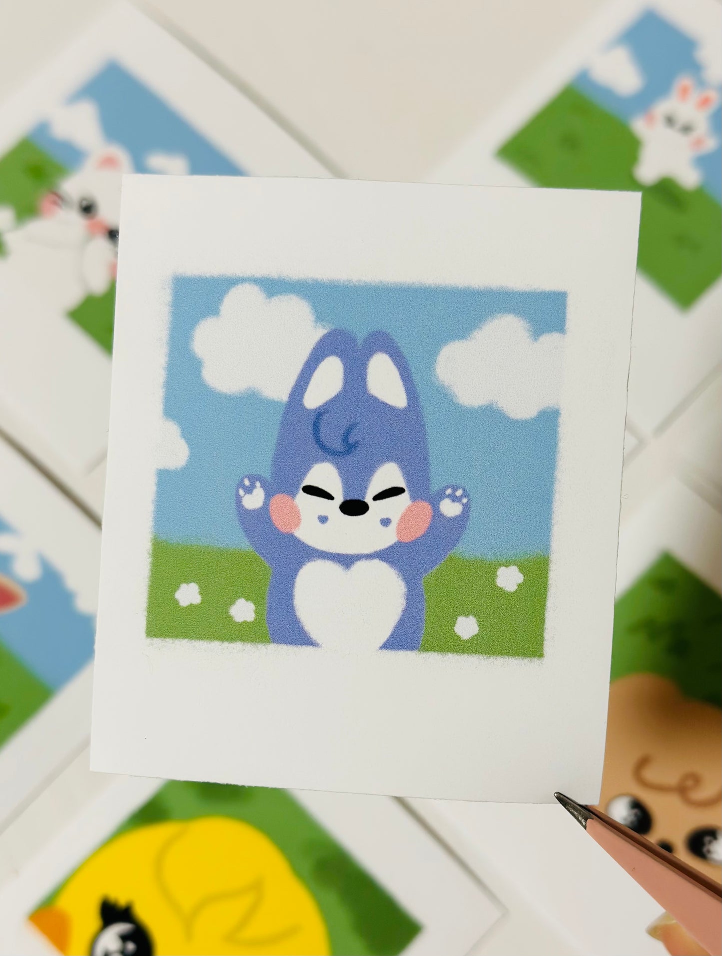 Babu Skzoo - Polaroid Sticker Set