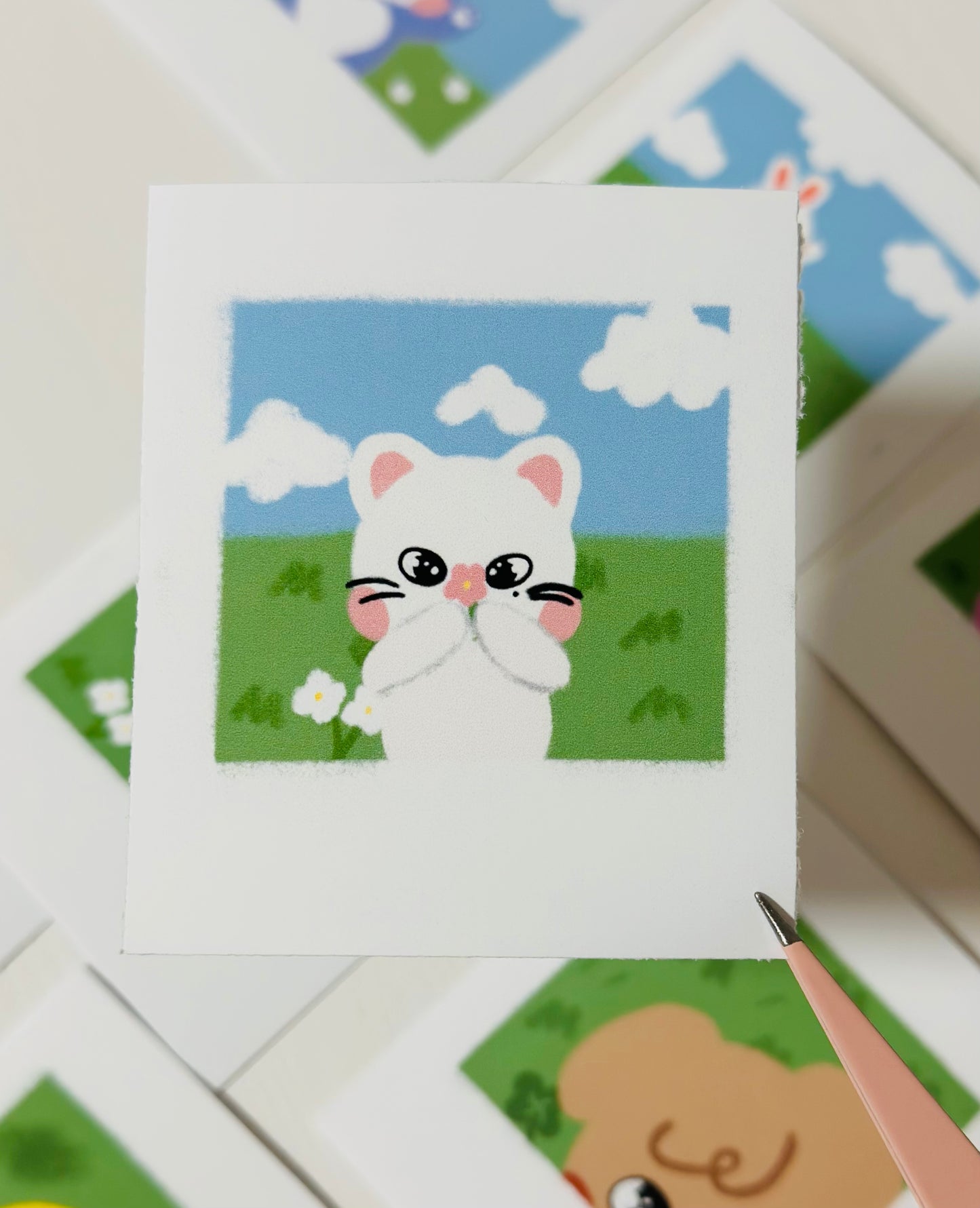 Babu Skzoo - Polaroid Sticker Set