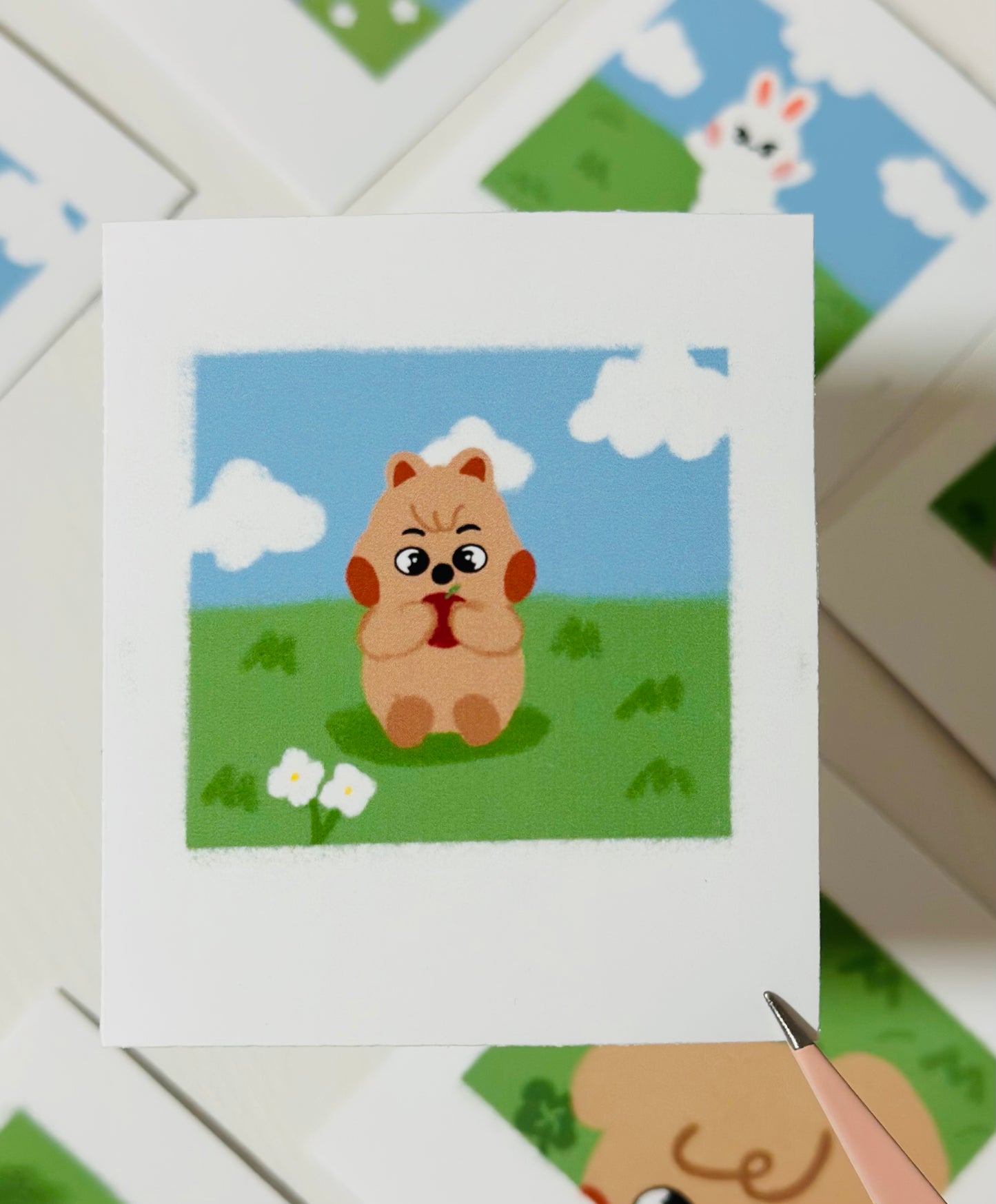 Babu Skzoo - Polaroid Sticker Set